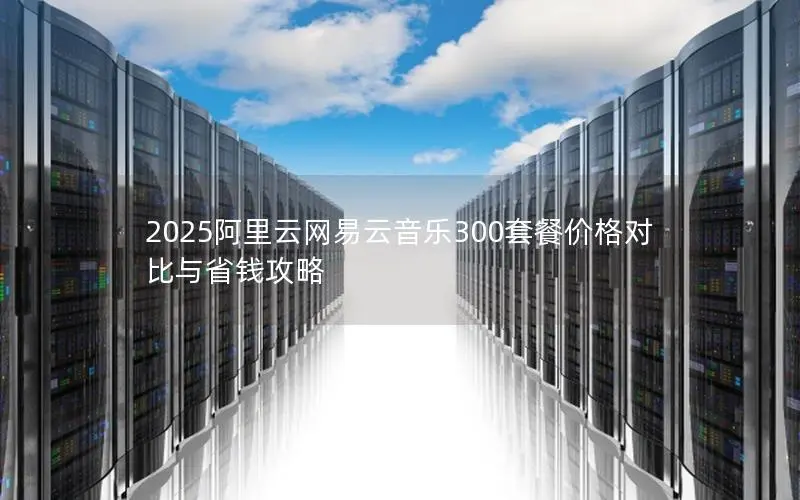 2025阿里云网易云音乐300套餐价格对比与省钱攻略