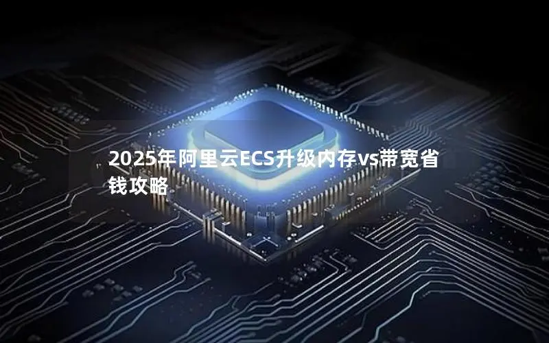 2025年阿里云ECS升级内存vs带宽省钱攻略