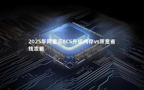 2025年阿里云ECS升级内存vs带宽省钱攻略