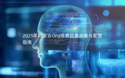 2025年阿里云Org续费优惠攻略与配置指南