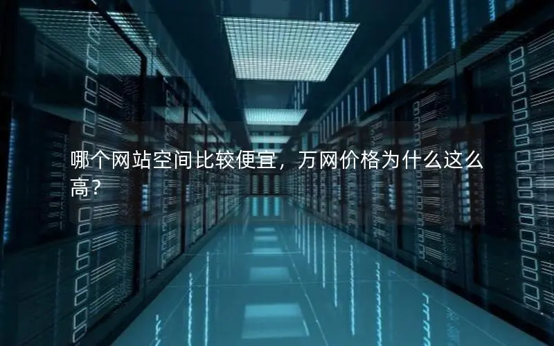 哪个网站空间比较便宜，万网价格为什么这么高？