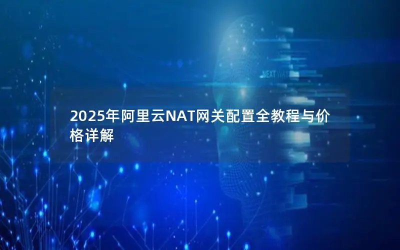 2025年阿里云NAT网关配置全教程与价格详解 2025年阿里云NAT网关配置全教程与价格详解