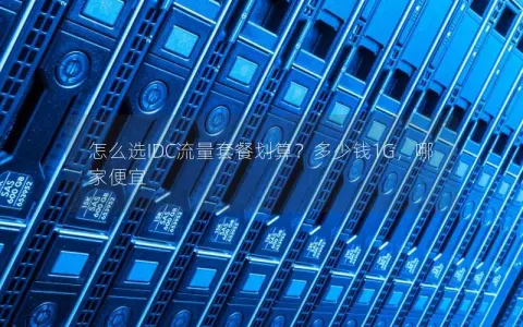 怎么选IDC流量套餐划算？多少钱1G，哪家便宜
