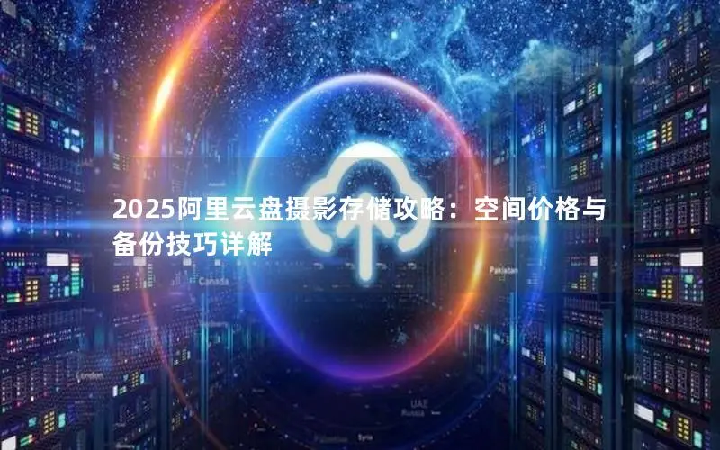 2025阿里云盘摄影存储攻略：空间价格与备份技巧详解