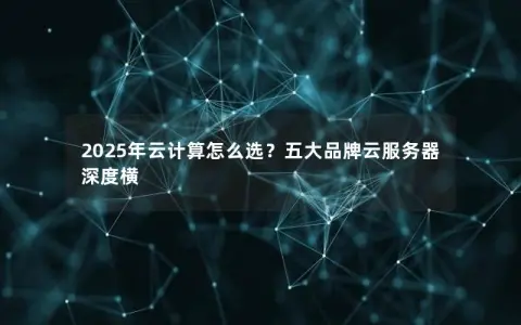 2025年云计算怎么选?五大品牌云服务器深度横 2025年云计算怎么选?五大品牌云服务器深度横