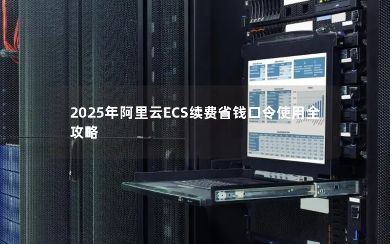 2025年阿里云ECS续费省钱口令使用全攻略 2025年阿里云ECS续费省钱口令使用全攻略
