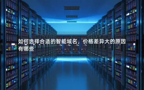 如何选择合适的智能域名,价格差异大的原因有哪些 如何选择合适的智能域名,价格差异大的原因有哪些