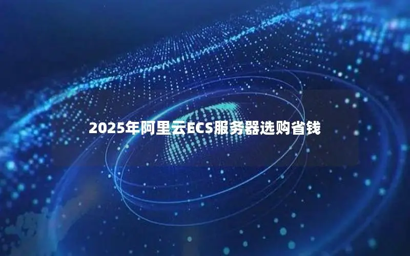 2025年阿里云ECS服务器选购省钱