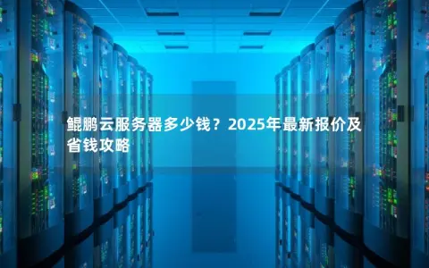 鲲鹏云服务器多少钱？2025年最新报价及省钱攻略