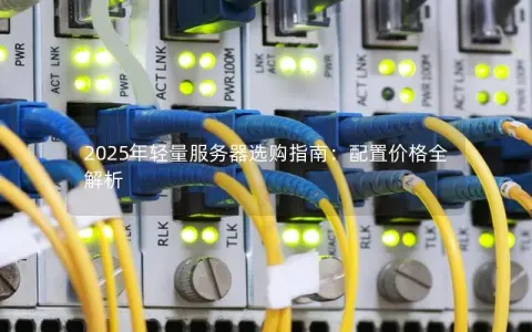 2025年轻量服务器选购指南：配置价格全解析