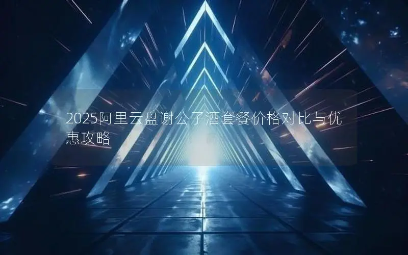 2025阿里云盘谢公子酒套餐价格对比与优惠攻略
