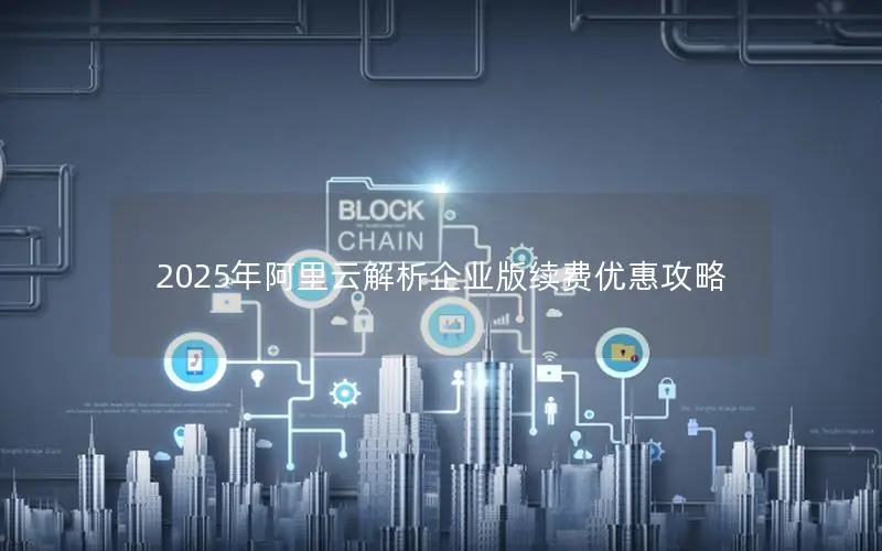 2025年阿里云解析企业版续费优惠攻略 2025年阿里云解析企业版续费优惠攻略