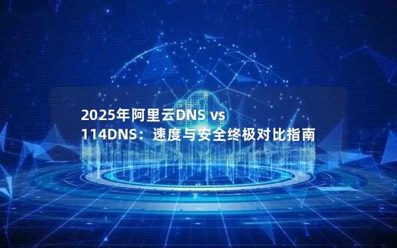 2025年阿里云DNS vs 114DNS：速度与安全终极对比指南