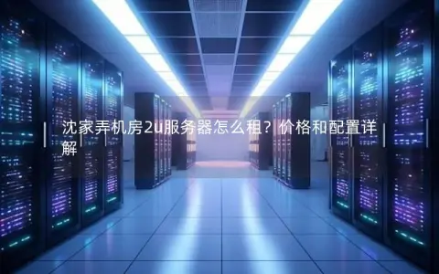沈家弄机房2u服务器怎么租？价格和配置详解