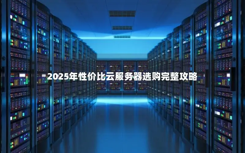 2025年性价比云服务器选购完整攻略 2025年性价比云服务器选购完整攻略