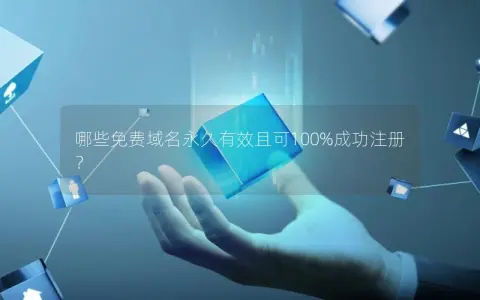 哪些免费域名永久有效且可100%成功注册？