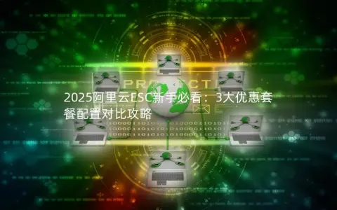 2025阿里云ESC新手必看：3大优惠套餐配置对比攻略