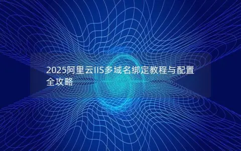 2025阿里云IIS多域名绑定教程与配置全攻略