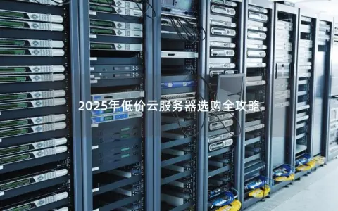2025年低价云服务器选购全攻略 2025年低价云服务器选购全攻略