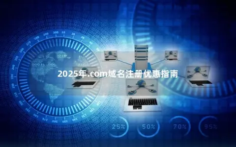 2025年.com域名注册优惠指南
