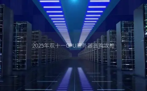 2025年双十一GPU服务器选购攻略