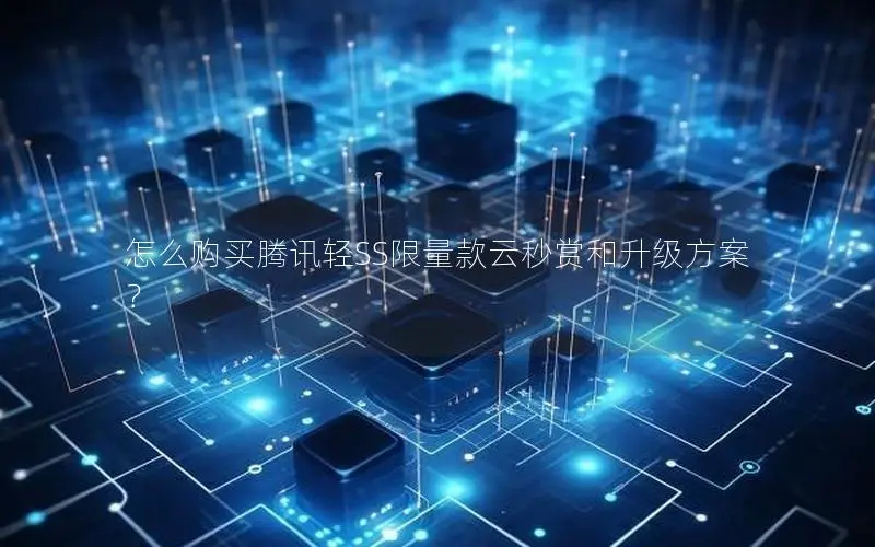 怎么购买腾讯轻SS限量款云秒赏和升级方案？