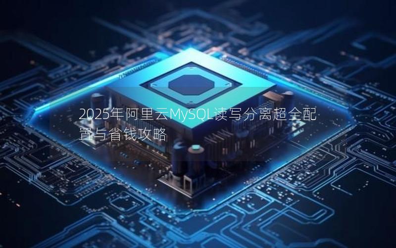 2025年阿里云MySQL读写分离超全配置与省钱攻略