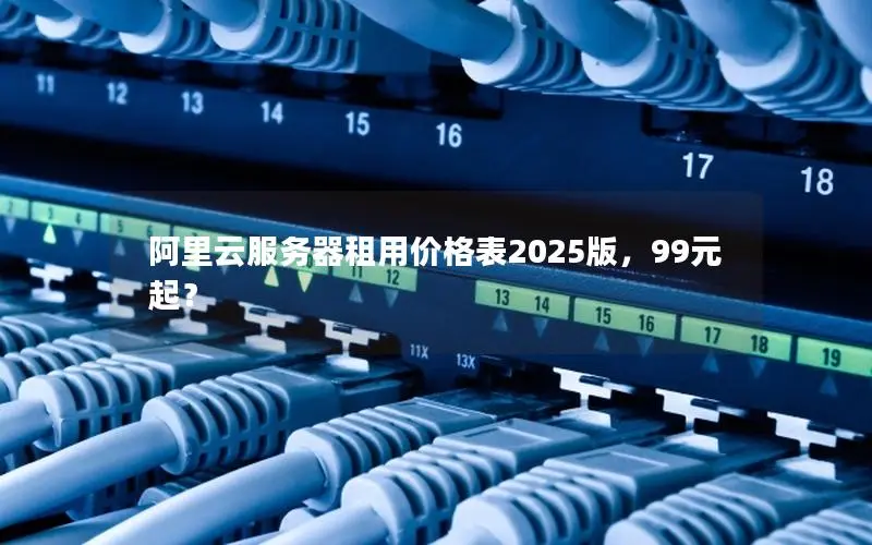 阿里云服务器租用价格表2025版,99元起? 阿里云服务器租用价格表2025版,99元起?