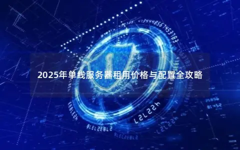 2025年单线服务器租用价格与配置全攻略