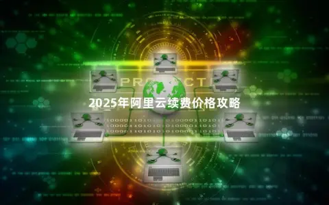 2025年阿里云续费价格攻略