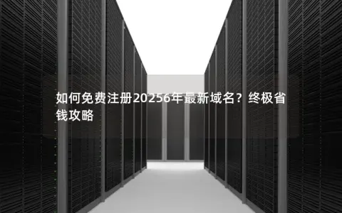 如何免费注册20256年最新域名？终极省钱攻略