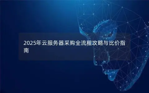 2025年云服务器采购全流程攻略与比价指南