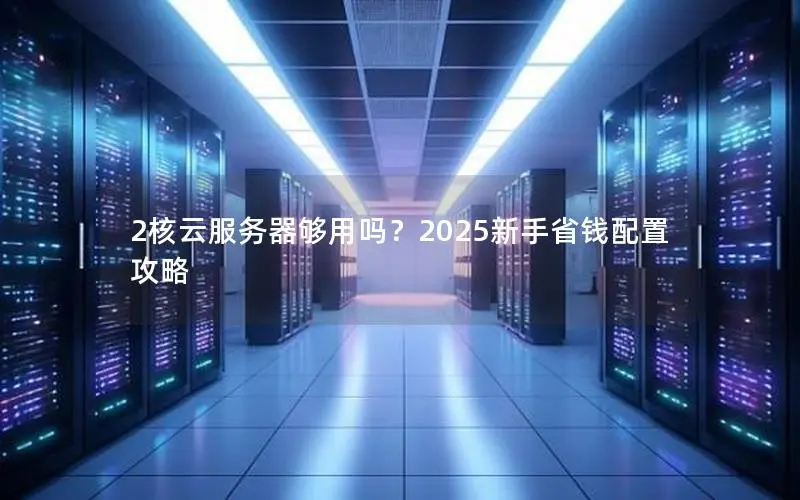 2核云服务器够用吗？2025新手省钱配置攻略