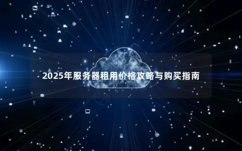2025年服务器租用价格攻略与购买指南