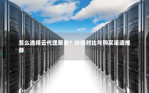怎么选择云代理服务？价格对比与购买渠道推荐