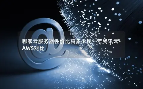 哪家云服务器性价比高多少钱一年腾讯云-AWS对比