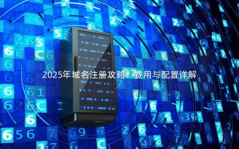 2025年域名注册攻略：费用与配置详解