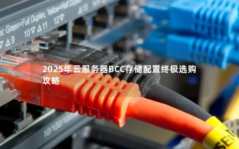 2025年云服务器BCC存储配置终极选购攻略 2025年云服务器BCC存储配置终极选购攻略