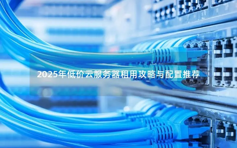 2025年低价云服务器租用攻略与配置推荐