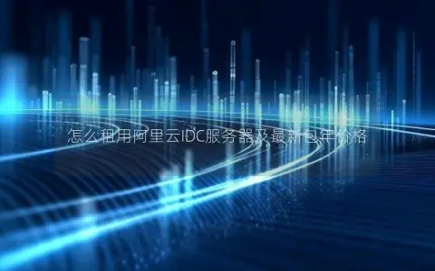 怎么租用阿里云IDC服务器及最新包年价格