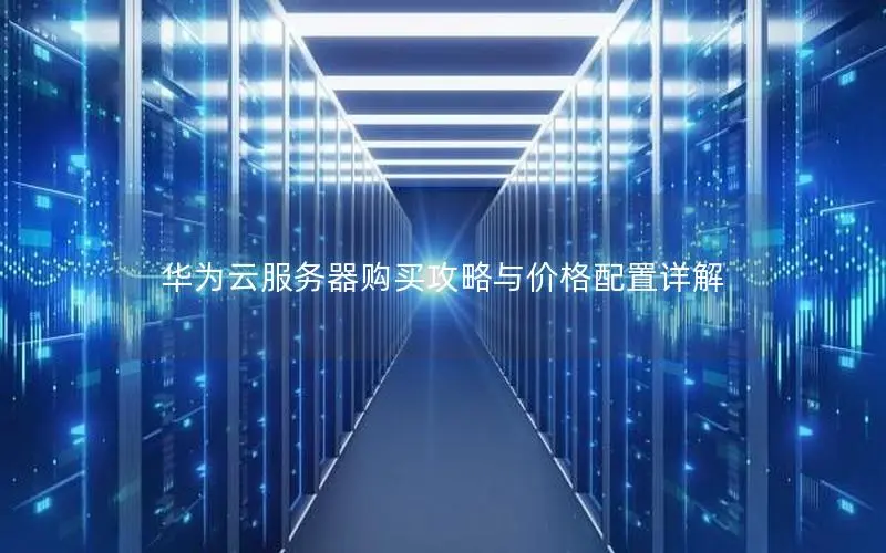 华为云服务器购买攻略与价格配置详解 华为云服务器购买攻略与价格配置详解