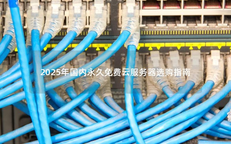 2025年国内永久免费云服务器选购指南 2025年国内永久免费云服务器选购指南
