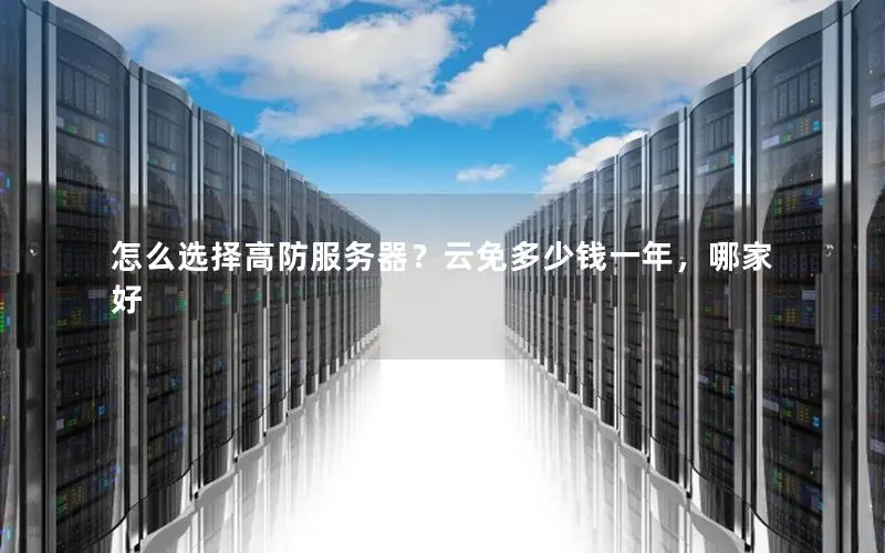 怎么选择高防服务器？云免多少钱一年，哪家好