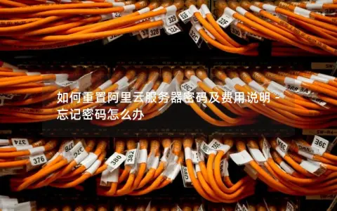 如何重置阿里云服务器密码及费用说明 – 忘记密码怎么办