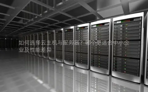 如何选择云主机与服务器？哪个更适合中小企业及性能差异