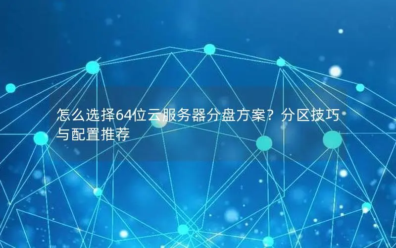 怎么选择64位云服务器分盘方案?分区技巧与配置推荐 怎么选择64位云服务器分盘方案?分区技巧与配置推荐
