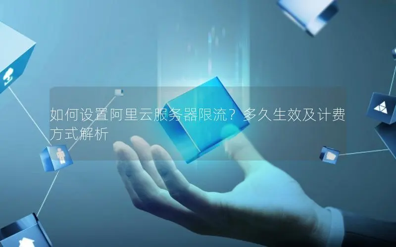 如何设置阿里云服务器限流?多久生效及计费方式解析 如何设置阿里云服务器限流?多久生效及计费方式解析