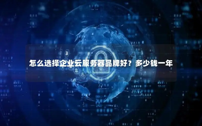 怎么选择企业云服务器品牌好？多少钱一年