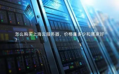 怎么购买上海云服务器,价格是多少和哪家好? 怎么购买上海云服务器,价格是多少和哪家好?