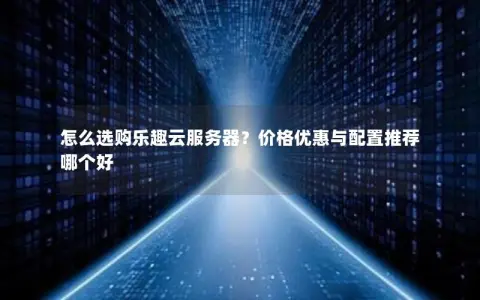 怎么选购乐趣云服务器？价格优惠与配置推荐哪个好
